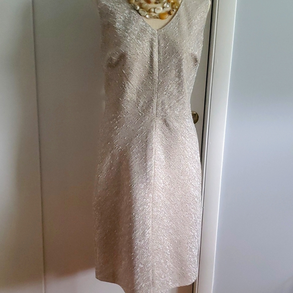 Ann Taylor Sheath Dress Tan